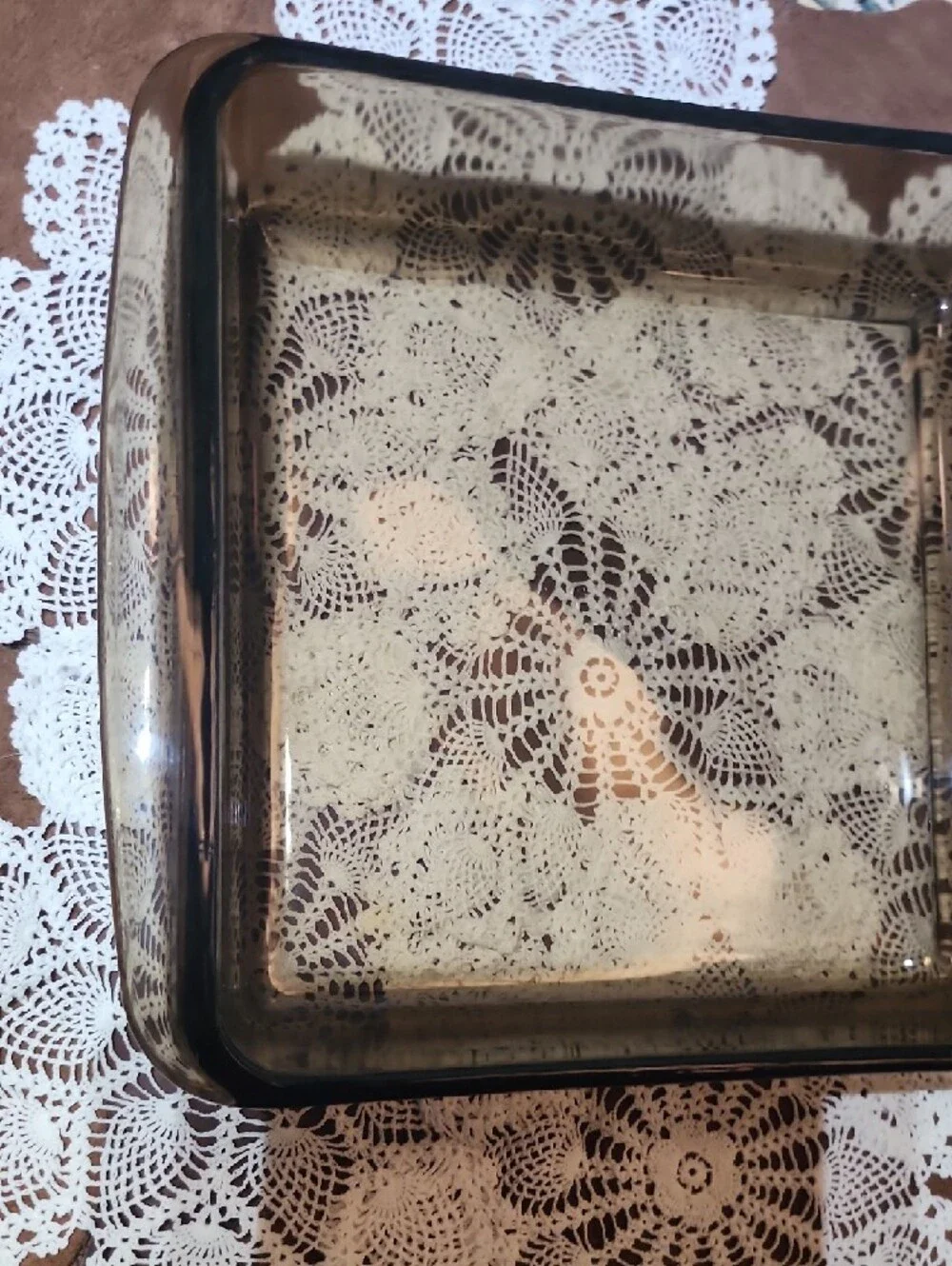 Vintage PYREX Amber Glass 10
